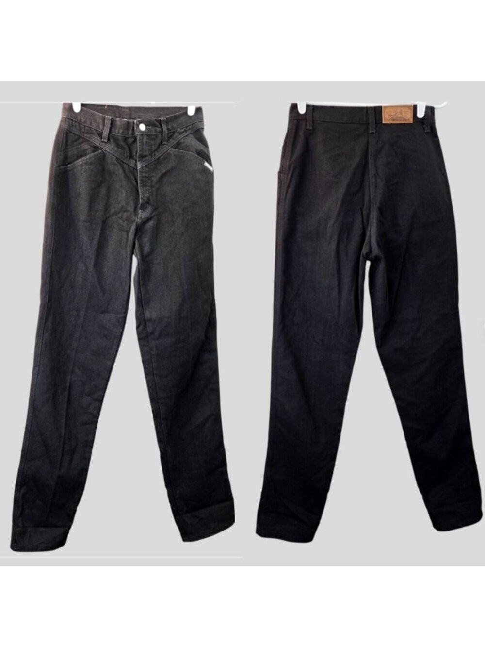 Rocky Mountain‎ Rockies Western High Waisted Mom Jeans 31 Long Tall Black Denim